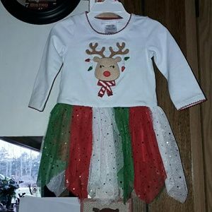 Little girls christmas dress.